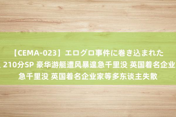 【CEMA-023】エログロ事件に巻き込まれた 人妻たちの昭和史 210分SP 豪华游艇遭风暴遑急千里没 英国着名企业家等多东谈主失散